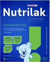 Смесь Nutrilak Premium кисломолочный, с рождения, 350 г