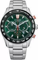 Наручные часы CITIZEN Eco-Drive CA4486-82X, зеленый, серебряный