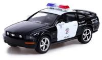 Машина металлическая Ford Mustang GT Police, 1:38, открываются двери, инерция