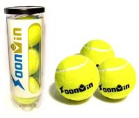 Мячи для большого тенниса SoonWin 3шт в тубе (тренировочные)