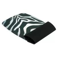 Коврик Fellowes SILICONE WRIST ROCKER AND MOUSE PAD ZEBRA FS-93623