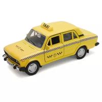 Легковой автомобиль Welly Lada 2106 Такси (42381TI) 1:34, 11 см