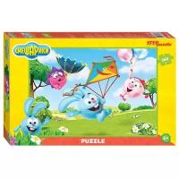 Пазл Step puzzle Крош, Нюша и Ёжик летают, Смешарики (96049), 360 дет