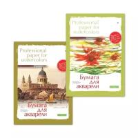 Папка для акварели Альт Professional paper for watercolors 42 х 29.7 см (A3), 200 г/м², 8 л