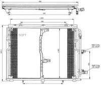 Радиатор Кондиционера NRF арт. 35229