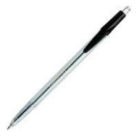 Ручка автоматическая шариковая CORVINA CLICK, прозрачный корпус 42613-03 черная