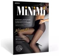 Колготки MiNiMi Milana, 20 den, с шортиками, с ластовицей, размер 2, черный