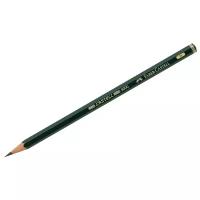 Faber-Castell Карандаш чернографитный Castell 9000 H (119011) зеленый 1 шт