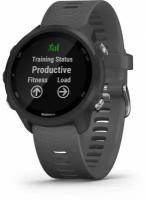 Часы для бега Garmin Forerunner 245 черный с серым ремешком