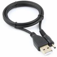 Кабель USB 2.0 Pro Cablexpert CC-USB-AMP25-0.7M, AM/DC 2,5 мм 5V 2 A, для планшетов Android, 0.7м, экран, черный