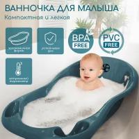 Ванночка для купания AMAROBABY Waterfall. бирюзовый