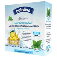 BabyLine Sensitive Морская соль для ванн с крапивой