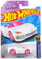 Машинка Hot Wheels коллекционная (оригинал) BARBIE EXTRA белый HKH11