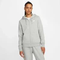 Толстовка Nike W NSW CLUB FLC FZ HOODIE STD для женщин DQ5471-063 M