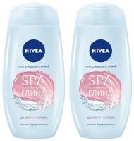 Гель для душа Nivea SPA натуральная глина Шалфей и гибискус