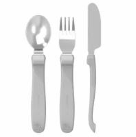 Набор приборов из нерж. стали Twistshake (Learn Cutlery Stainless Steel). 12+ мес