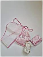 Трусики бикини одноразовые, женские в индивидуальной упаковке (белый) 25шт