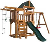 Детская игровая площадка Babygarden Play 5 - зеленый (спортивно-игровая площадка для дачи и улицы)