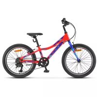 Горный (MTB) велосипед STELS Pilot 250 Gent 20 V020 (2021) неоновый красный 10