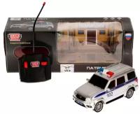 Машина радиоуправляемая Технопарк UAZ Патриот, полиция, 19 см, свет, PATRIOT-19RCL-POLGY (335293)