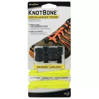 Шнурки с фиксатором Nite Ize KnotBone Stretch LaceLock System Neon Yellow