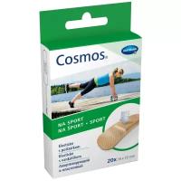 Cosmos Sport пластырь амортизирующий, 20 шт. 20 шт. 1.9 см 7.2 см