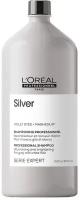 Шампунь L'Oreal Professionnel Serie Expert Silver для нейтрализации желтизны осветленных и седых волос, 1500 мл