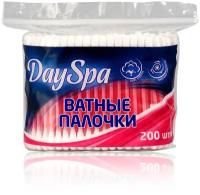 Ватные палочки Day Spa в пакетике с зиппером, 200 шт