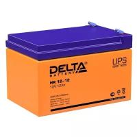 Батарея Delta HR 12-12, 12V 12Ah (Battery replacement APC rbc4, rbc6 151мм/98мм/95мм)