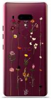 Силиконовый чехол на HTC U12 Цветы 50 / для НТС Ю12