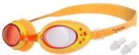 Очки для плавания, детские + беруши ТероПром 9144637, цвет оранжевый с желтой оправой