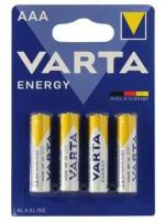 Батарейки Varta Energy Alkaline AAA MN2400-4