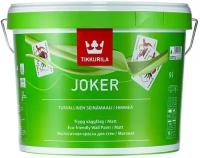 Tikkurila Joker Экологичная краска интерьерная (белая, матовая, база A, 9 л)