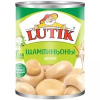 Шампиньоны Lutik целые без добавления уксусной кислоты, 425 мл