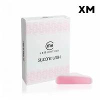 Силиконовые бигуди (валики) для завивки ресниц My Lamination (Silicone Lash PINK (размер ХM) 1 пара/без коробки