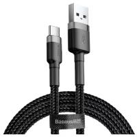 Кабель Baseus Cafule Cable Type-C 3A 50cm (CATKLF-AG1) (Черный)