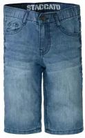 Бермуды джинсовые для подростков, Цвет Синий, Размер 146