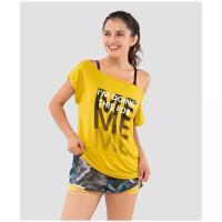 Женская футболка Fifty Ease Off Mustard Fa-wt-0202-msd, горчичный размер S