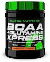 Аминокислоты BCAA 2:1:1, глютамин и таурин Scitec Nutrition BCAA+Glutamine Xpress, 5000 мг в порции, порошок 300 г, лонг айленд айс ти