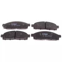 Колодки тормозные дисковые передн DONGNAN: ZINGER 2.0 08- MITSUBISHI: L 200 2.5 DI-D/2.5 DiD RWD 05- TRW GDB3435