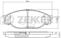 Колодки Торм. Диск. Передн. Toyota Hiace (H100) 89- Hilux (N145 N150) 97- Hilux (N50 N85 N90) 88- Zekkert арт. bs-2090