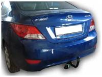 Фаркоп (ТСУ) Hyundai Solaris, Kia Rio III (2010-2017) со съемным шаром 