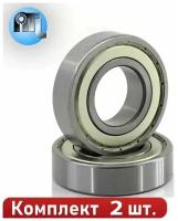 Комплект 2 шт. Подшипник 6004-2Z (6004-ZZ) (80104) NTL Bearing