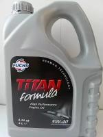 Масло моторное FUCHS TITAN FORMULA 5W40 (API SN) 4л (5) (RUS) только бенз двиг