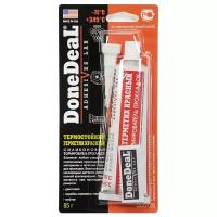 Герметик-прокладка DoneDeal RTV Red Silicone Gasket Maker, силиконовый, термостойкий, красный, туба 85г, арт. DD6726