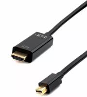 Кабель mDP-HDMI Cablexpert, 20M/19M, 1.8м, черный, позол.разъемы, пакет