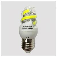 Лампочка (LED, COB), форма спираль, Е27, 5Вт. Цвет: дневной белый, комплект 2 штуки