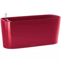 Кашпо (пластик) Lechuza Delta 20 Complete (scarlet red high gloss), 40x15xH18см