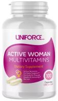 Uniforce Active Woman Multivitamins 100 caps/ 