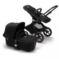 Универсальная коляска Bugaboo Fox 2 complete 2 в 1, black/black/black, цвет шасси: черный